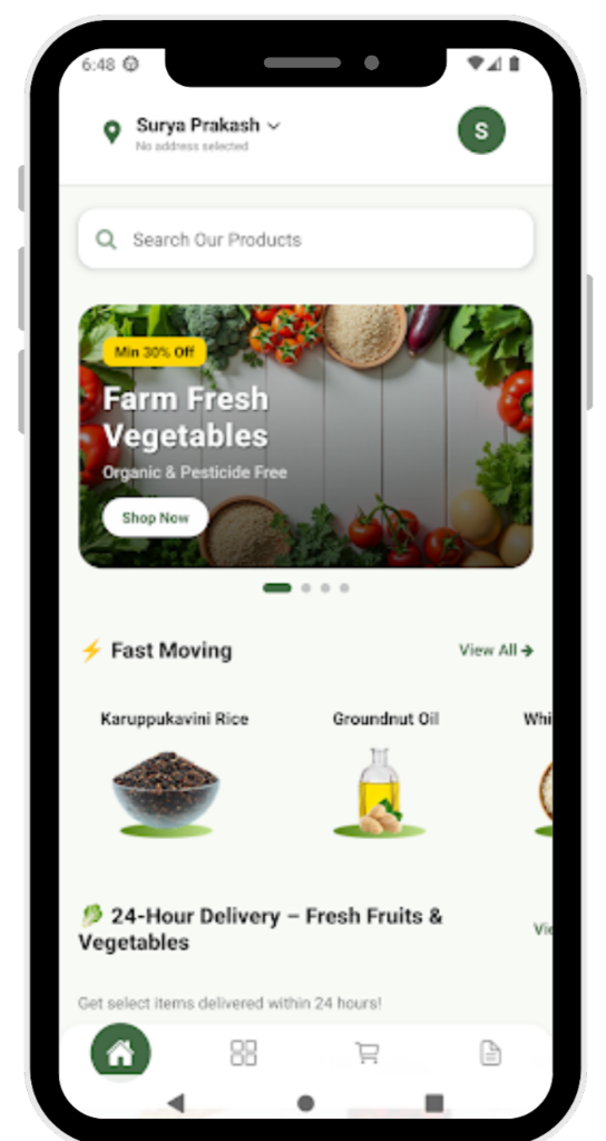 Ulav Tech App Mockup
